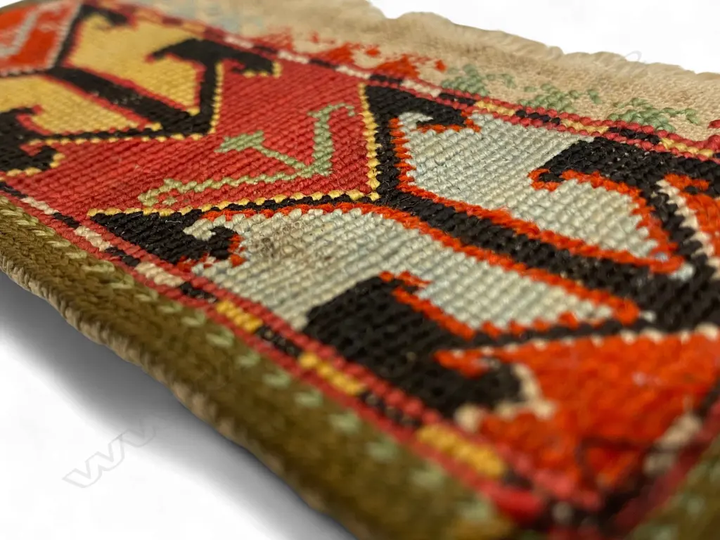 Two pocket flaps - cotton cross-stitched, Image 1++